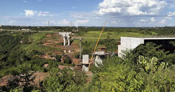 La Nación / Avanzan las obras para el segundo puente sobre el río Monday