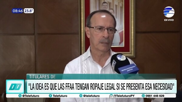 Defensa define condiciones para la intervención militar en seguridad interna