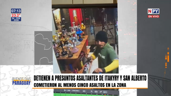 Capturan a joven vinculado a ola de asaltos violentos en Alto Paraná