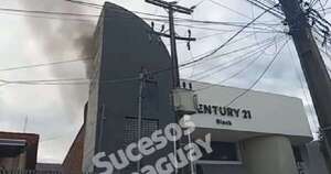 Diario HOY | Incendio afectó edificio de oficinas corporativas cerca de Choferes del Chaco