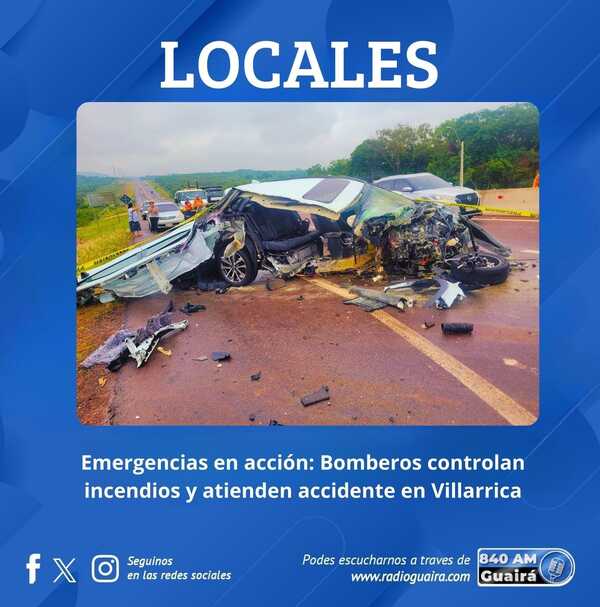 INTERVENCIONES POR INCENDIOS, ACCIDENTE DE TRÁNSITO Y PEDIDO URGENTE A LA CIUDADANÍA