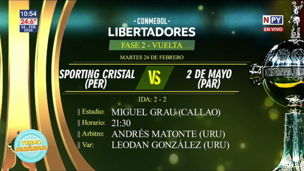 2 de Mayo busca histórico pase a la Fase 3 de la Copa Libertadores 2026