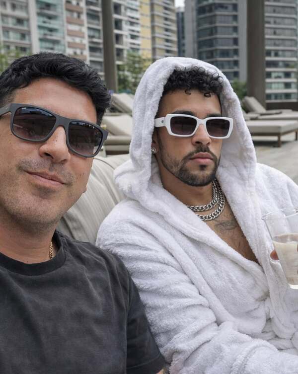 Chiche Corte relató su inesperado cruce con Bad Bunny en un hotel de São Paulo - Canal-E