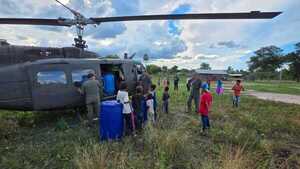 Respuesta a la sed en el Chaco: El Gobierno asiste a comunidad Enxet tras clamor por agua potable