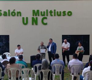 Municipalidad habilita moderno salón multiusos para filial de la UNC en Yby Yaú - Concepción al Día