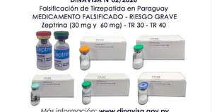 Diario HOY | Alerta de Dinavisa tras detectar versiones falsificadas de Tirzepatida