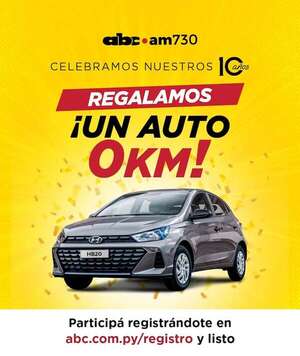 Tenés hasta el viernes para registrarte gratis en ABC y ganar un Hyundai HB20 - ABC Color - ABC Color