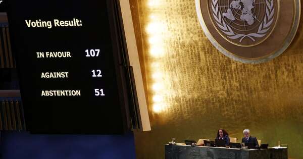 La Nación / Asamblea General de la ONU reafirma su apoyo a Ucrania con la abstención de EE. UU.