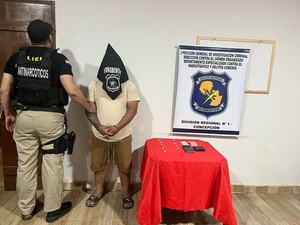 Supuesto microtraficante fue aprehendido con varias dosis de cocaína - Concepción al Día