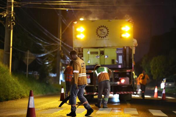 Señalizan de noche la Ruta 067 entre San Lorenzo, Luque y Ñemby » San Lorenzo PY