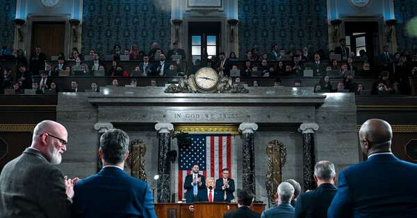 La Nación / Trump pronunció el discurso más largo sobre el estado de la Unión