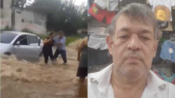 "No quería que se repita lo de Tobías": El héroe de Lambaré que salvó a una mujer de un raudal