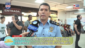 Trámites en Identificaciones se suspenden tres días por actualización del sistema