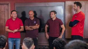 Reguera y directiva brindan respaldo a la gestión de Jorge Bava