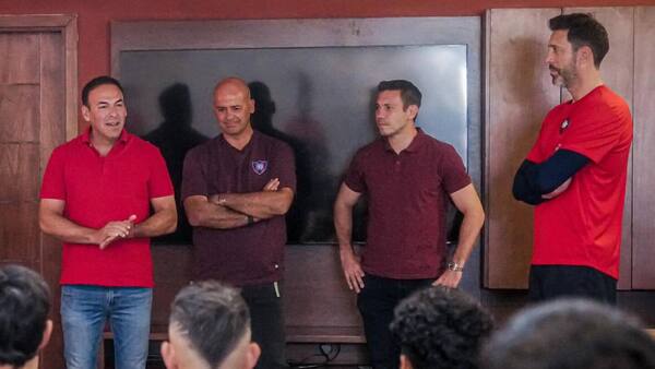 Reguera y directiva brindan respaldo a la gestión de Jorge Bava