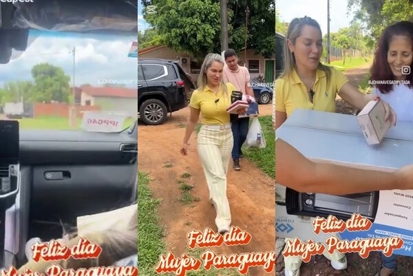 "Petrodiputada" Vega ostenta flamante 4x4 de USD 150.000 y reparte electrodomésticos a seguidores