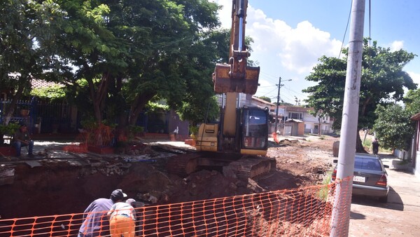 San Pablo: Tras reiterados reclamos de vecinos, se reinician obras de desagüe