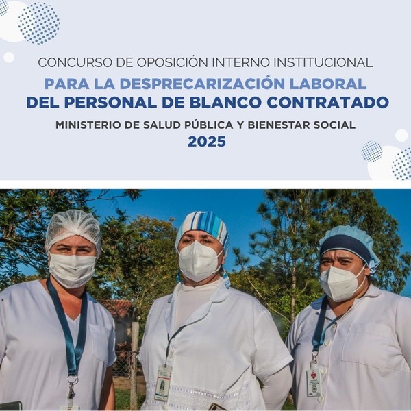 Concurso de desprecarización del personal contratado de blanco publica listas oficiales