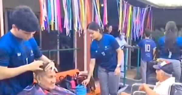 La Nación / Jóvenes dan ejemplo con gesto solidario en su UPD