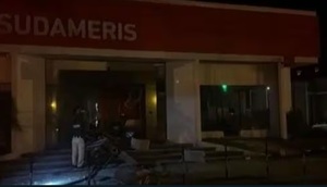 Asaltan con explosivos el banco Sudameris en Naranjal