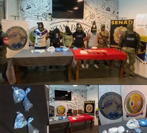 Cinco detenidos y más de dos kilos de cocaína incautada en Pilar