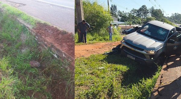 Una piedra causó la muerte de un conductor sobre la Ruta PY06 en Trinidad
