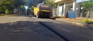 Avanzan obras viales en Encarnación  ya alcanzan la cuadra 70 y apuntan a 50 más .
