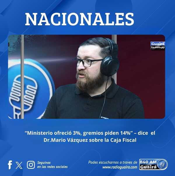 NO HAY ACUERDO ENTRE GOBIERNO Y SINDICATOS SOBRE APORTE A LA CAJA FISCAL