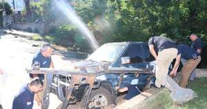 Diario HOY | Allanan presunto desarmadero de vehículos clandestino en Loma Pytâ