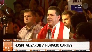 Horacio Cartes en terapia intensiva