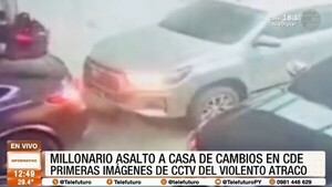 Millonario asalto a casa de cambios: roban más de G. 2.000 millones