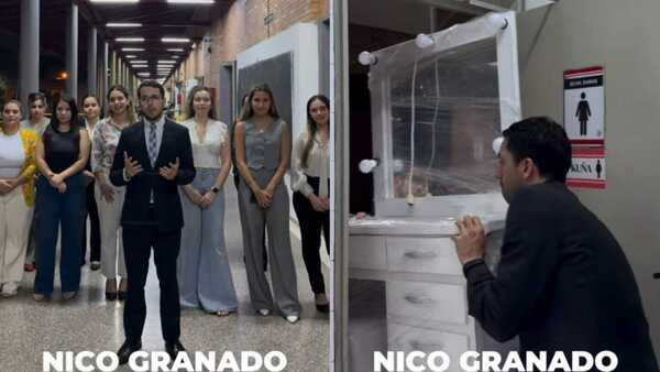 Candidato de Derecho UNA regaló tocadores por el Día de la Mujer y le trataron de machista