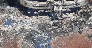 La Nación / Naranjal: hallaron incinerado el segundo vehículo que habría sido usado en robo a banco
