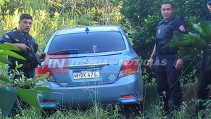 RECUPERAN VEHÍCULO ROBADO TRAS ASALTO EN JESÚS DE TAVARANGÜÉ
