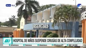 Acosta Ñu suspende cirugías cardíacas por falta de insumos