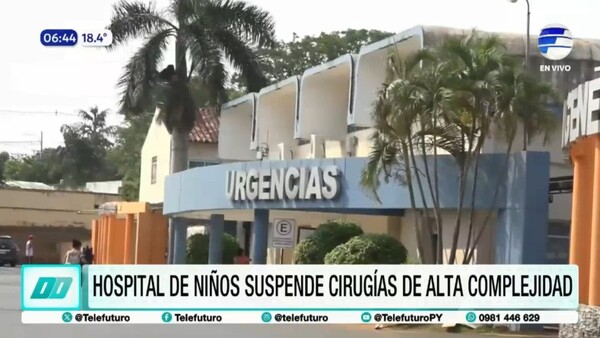 Acosta Ñu suspende cirugías cardíacas por falta de insumos