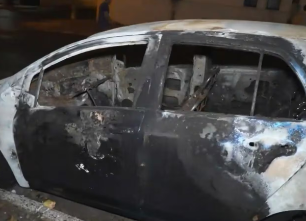 Desconocido quemó un auto en Sajonia, segundo caso en una semana