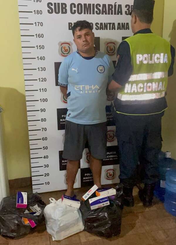 Recuperan fármacos hurtados mediante GPS y detienen a sospechoso   - ABC en el Este - ABC Color