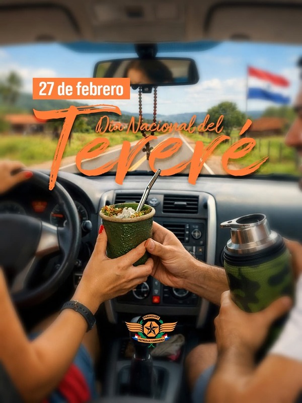 Popular / Atenti que por día del tereré Patrulla Caminera pide festejar con prudencia