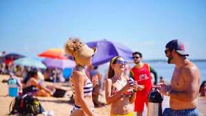 ¡Qué gusto! Finde largo con un solazo ideal para refrescarse