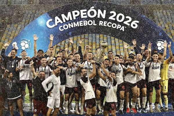 Lanús es campeón de la Recopa con un gol del paraguayo José Canale - Fútbol Internacional - ABC Color