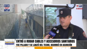 "El Dr. de los medidores" fue pillado, se lanzó del techo y terminó detenido en Barrio Jara