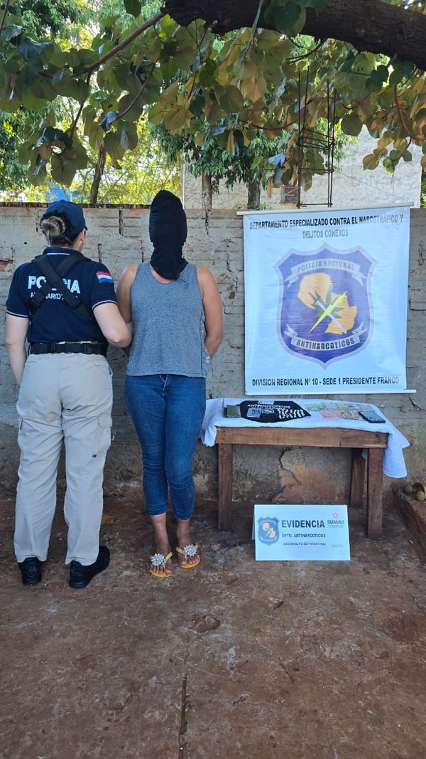 Popular / Apresan a presunta distribuidora de crack con 49 dosis listas para la venta 