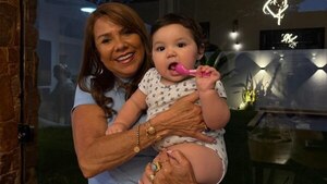La senadora Celeste Amarilla celebró el primer añito de su nietita Evangelina