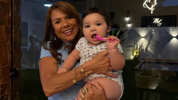 La senadora Celeste Amarilla celebró el primer añito de su nietita Evangelina