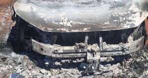 Diario HOY | Hallan incinerado el segundo vehículo utilizado por asaltantes de Naranjal