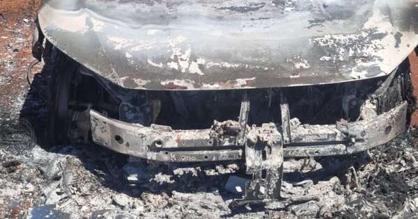 Diario HOY | Hallan incinerado el segundo vehículo utilizado por asaltantes de Naranjal