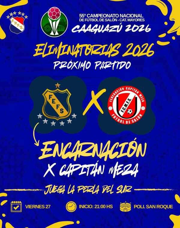 Encarnación se viste de gala para recibir a Capitán Meza en el camino al Nacional de Caaguazú 2026