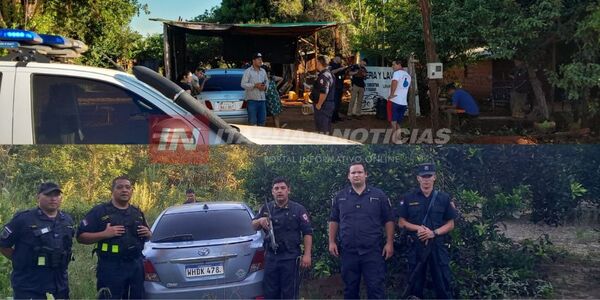 POCO COMBUSTIBLE OBLIGÓ A ASALTANTES A ABANDONAR VEHÍCULO ROBADO