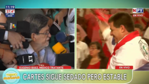 Horacio Cartes evoluciona favorablemente tras la implantación de un marcapasos, aseguran los médicos